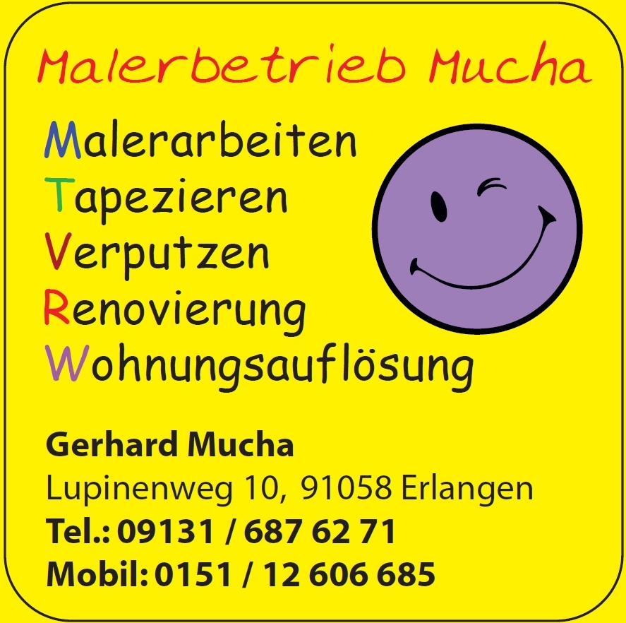 Visitenkarte Mucha